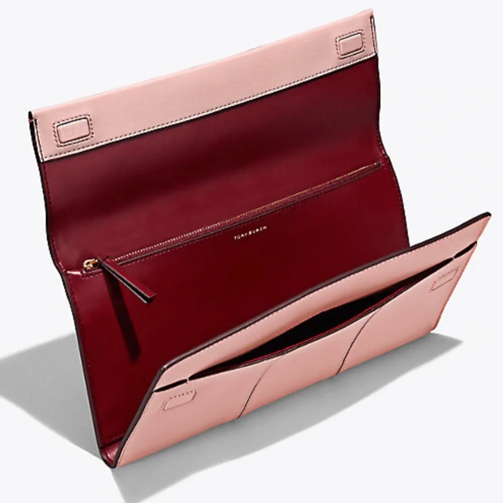 Tory Burch Block T Travel Clutch